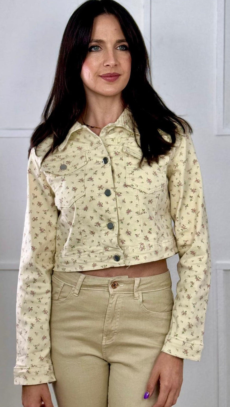 CAZADORA FLORAL