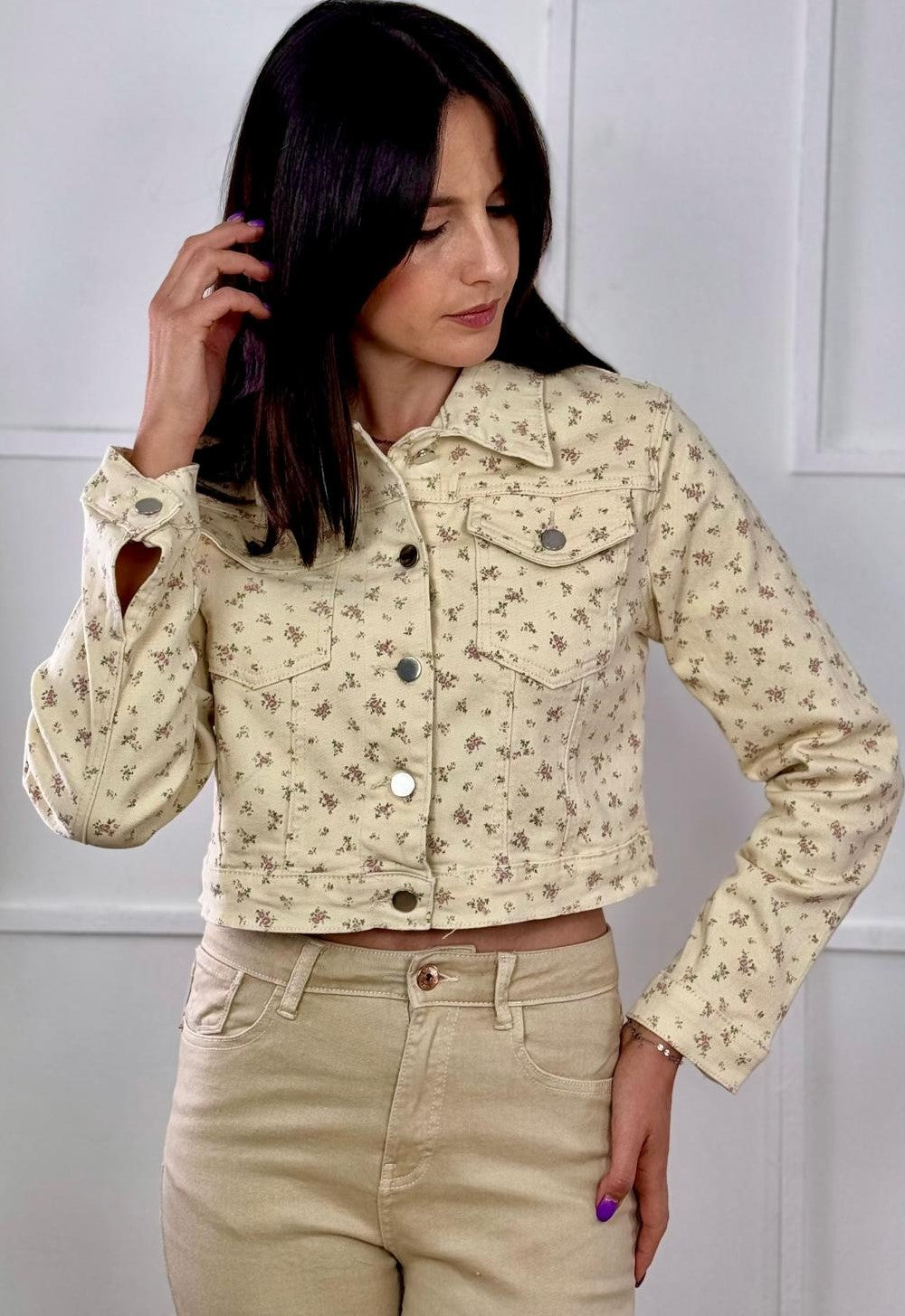 CAZADORA FLORAL