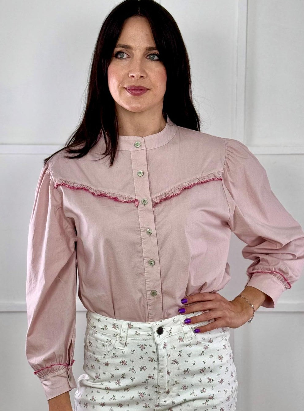 CAMISA DULCE VOLANTE