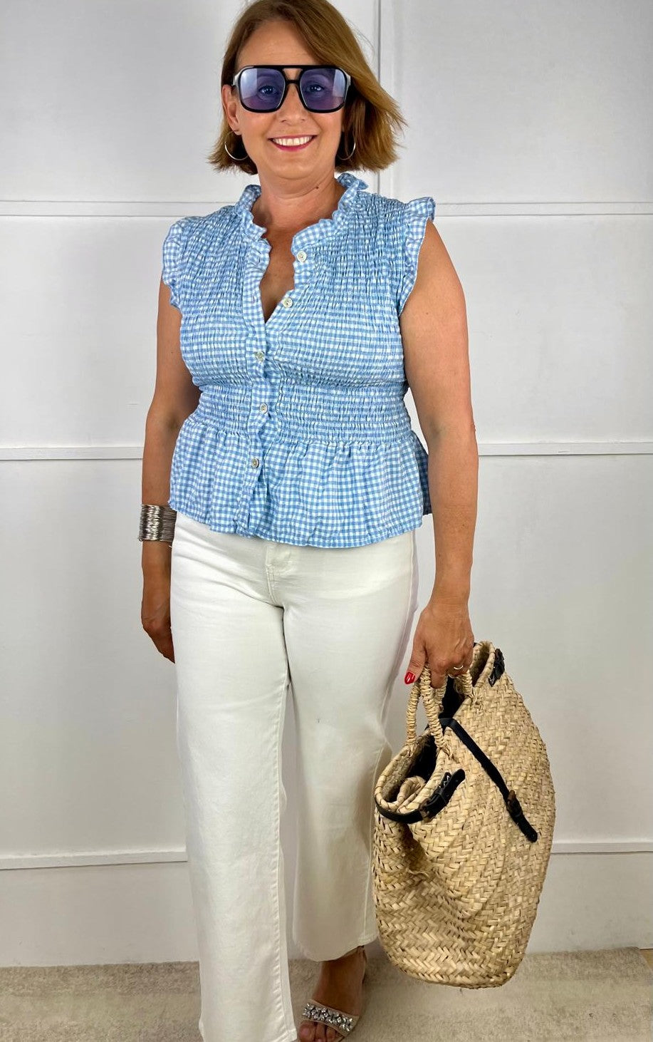 CAMISA VICHY AZUL