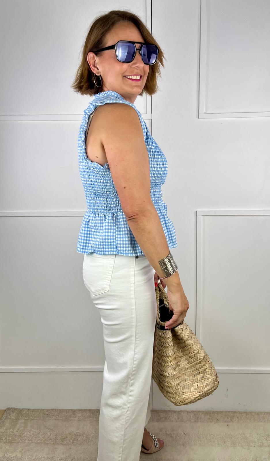 CAMISA VICHY AZUL