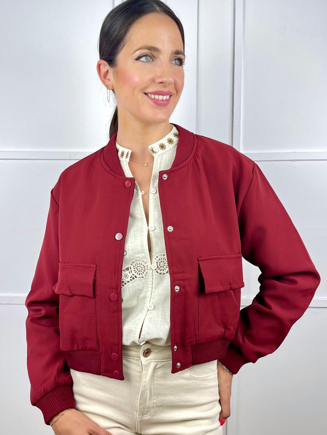 BOMBER URBANA GRANATE