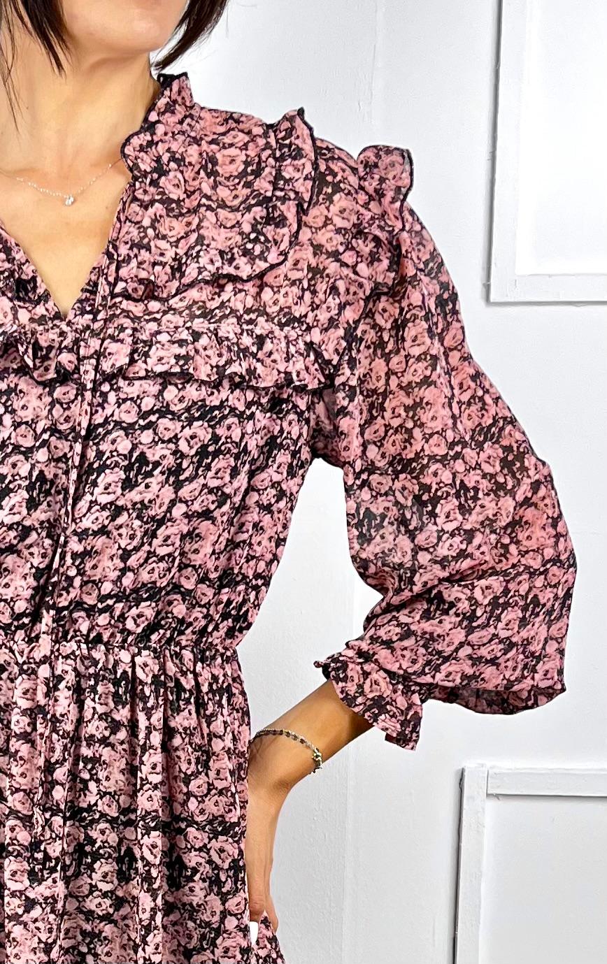 VESTIDO SUSPIRO DE ROSAS