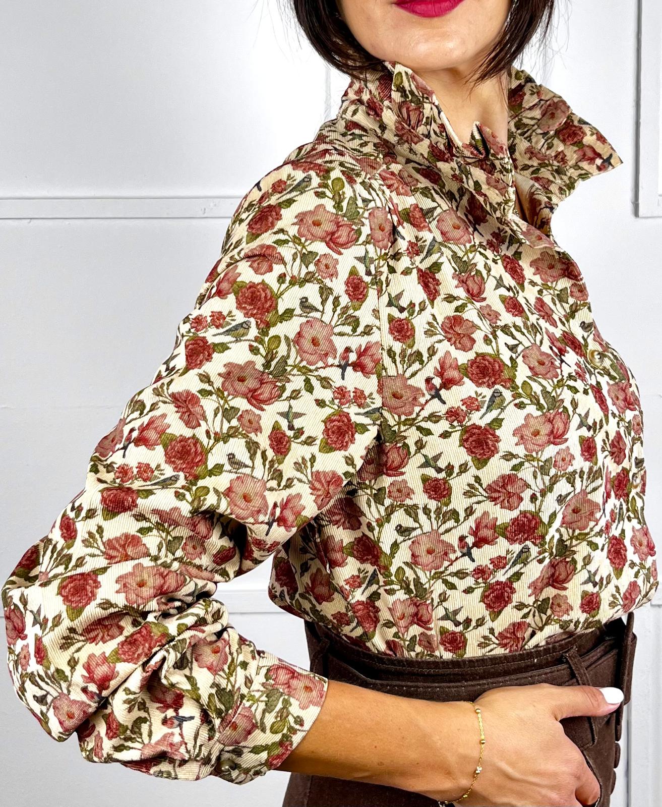CAMISA FLORAL MICROPANA