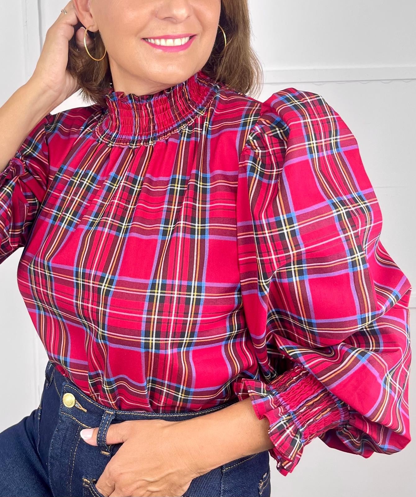 CAMISA COUNTRY CHIC ROJA