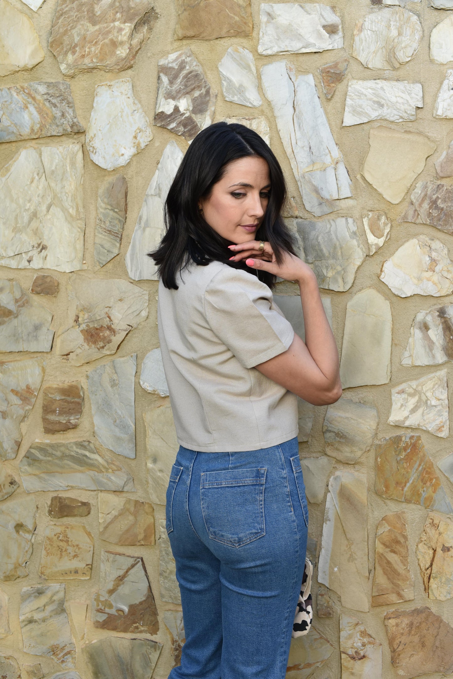 Chaqueta Fashion Beige