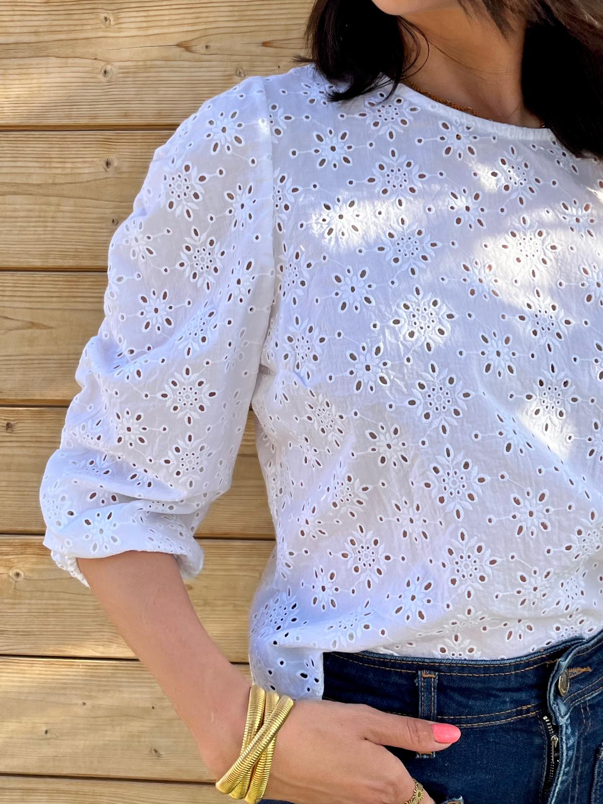 Camisa Batista Blanca Radiante