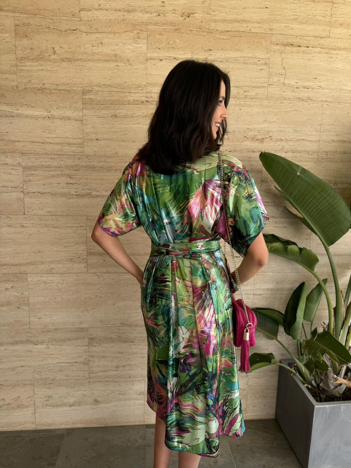 Vestido Espejo Verde