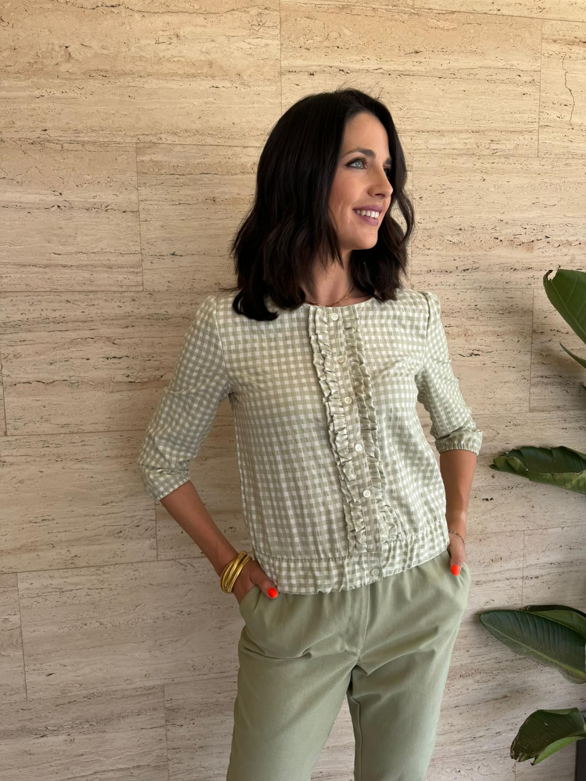 Conjunto Vichy Verde