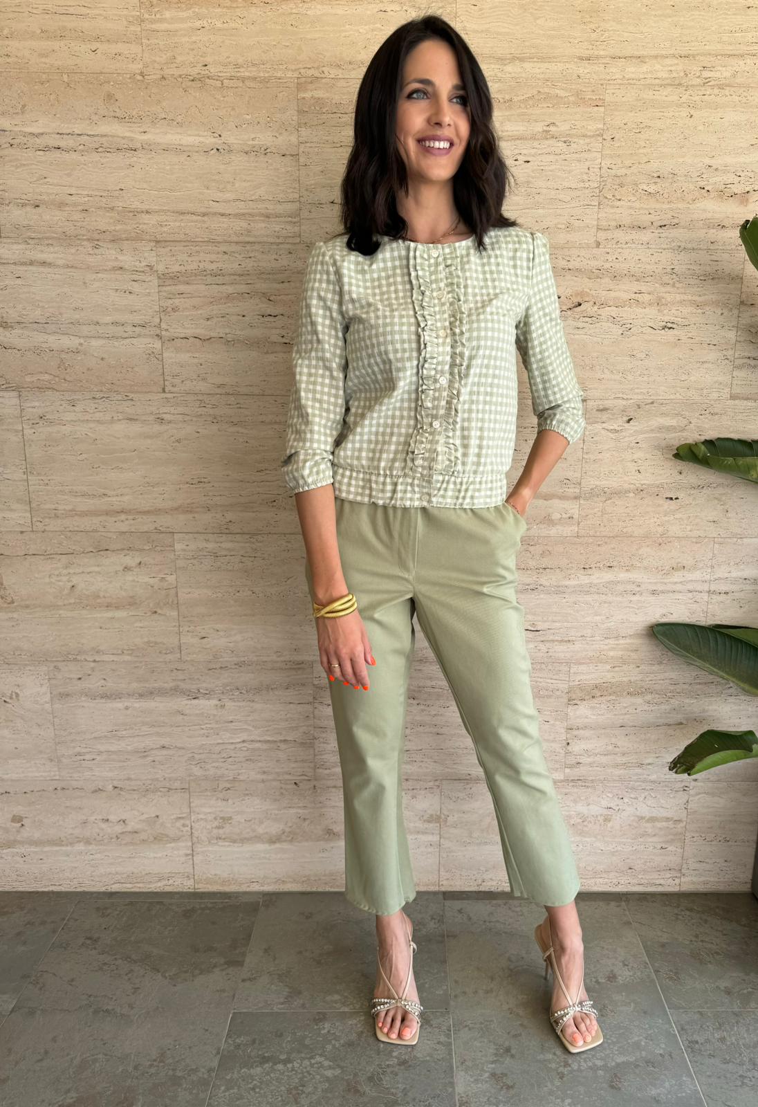 Conjunto Vichy Verde