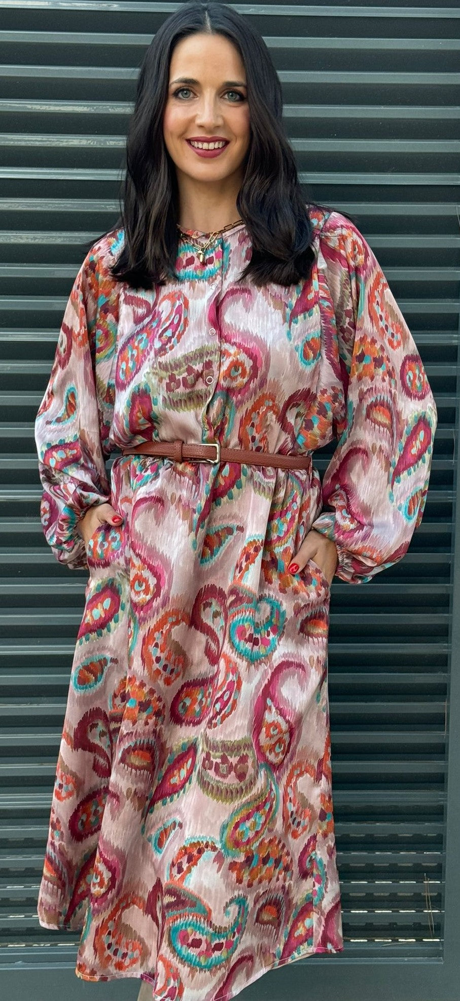 Vestido Cachemir Granate.