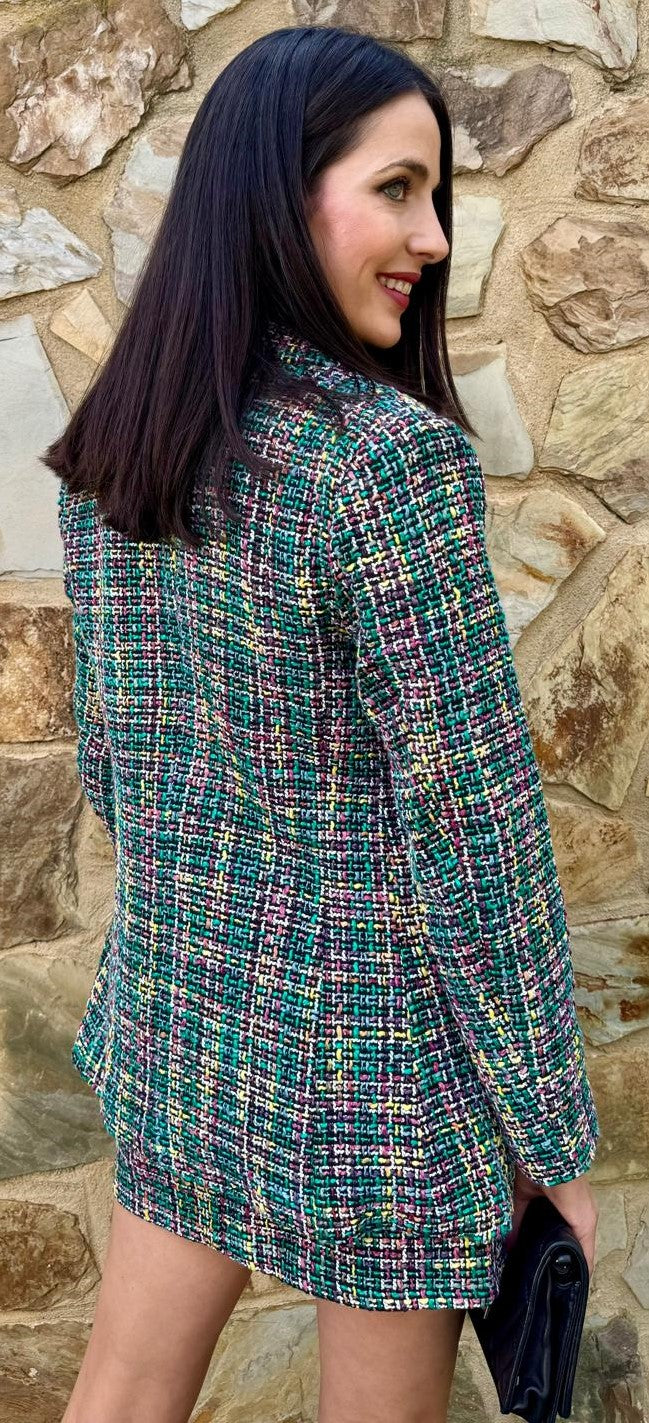 TRAJE CHANEL VERDE