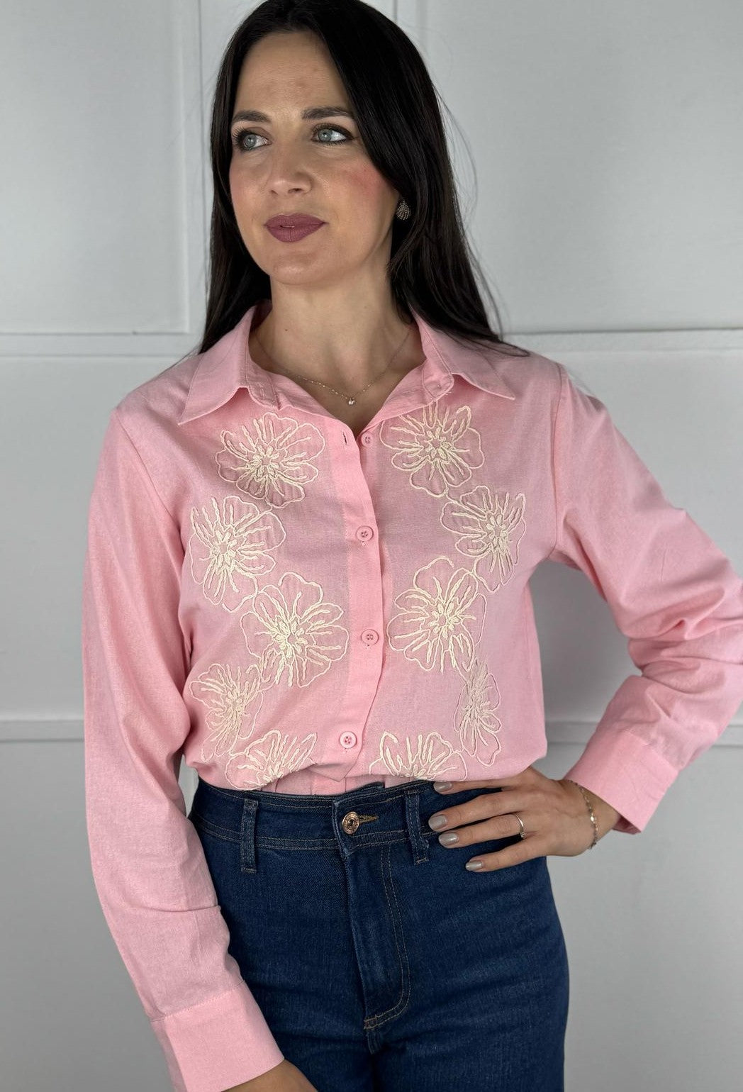 CAMISA ROSA SUAVE