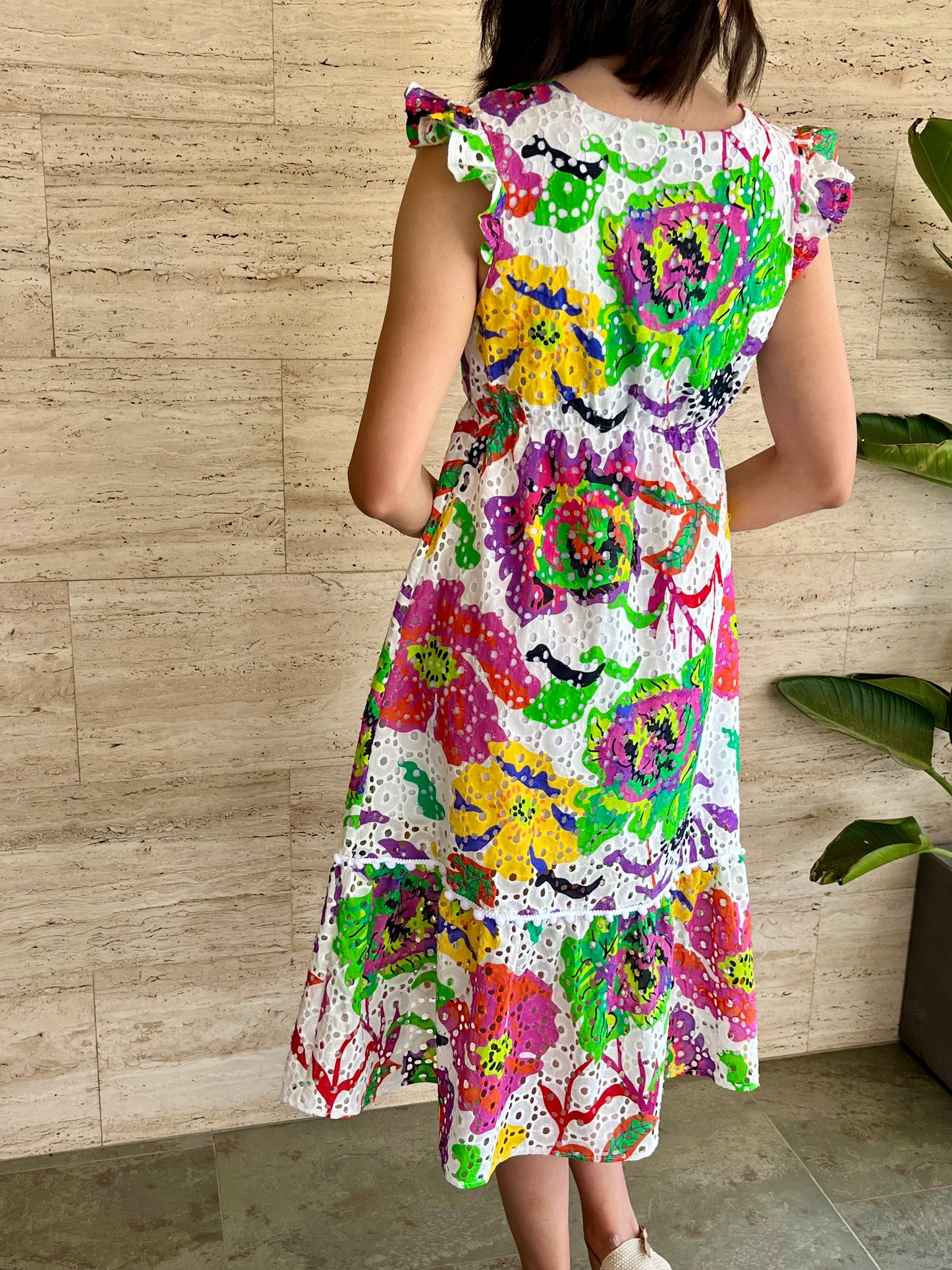 Vestido Batista Estampado