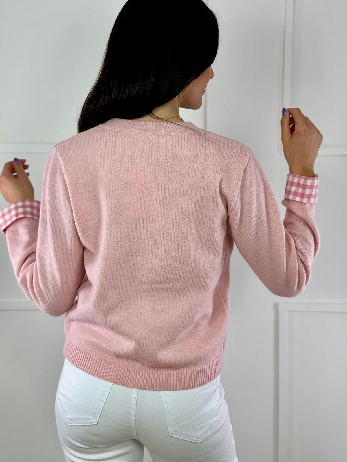 CHAQUETA ROSA VICHY