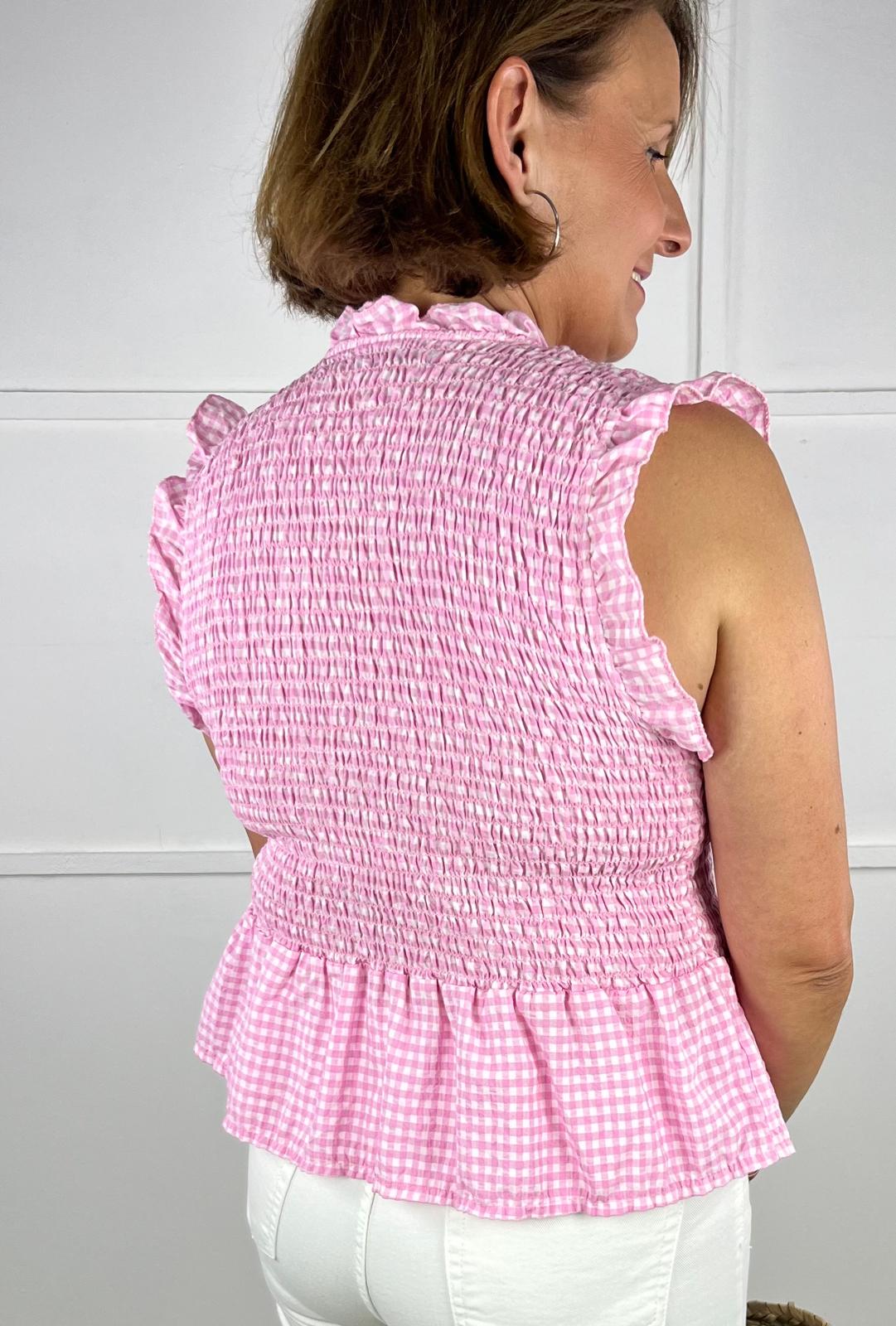 CAMISA VICHY ROSA