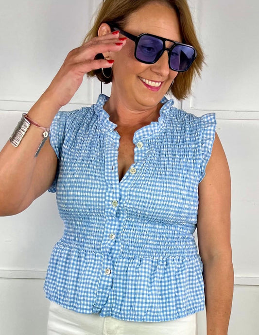CAMISA VICHY AZUL