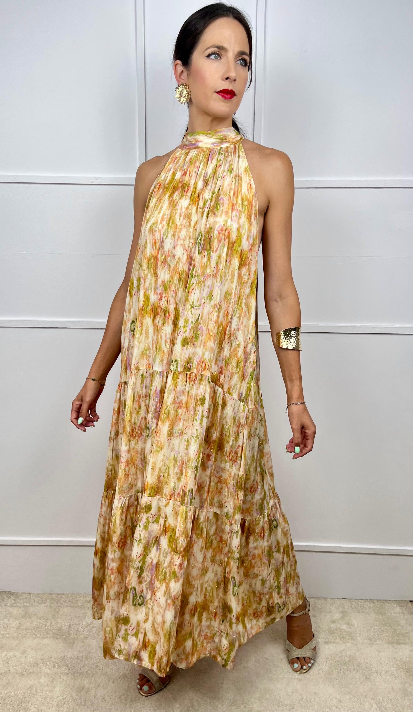 VESTIDO DORADO
