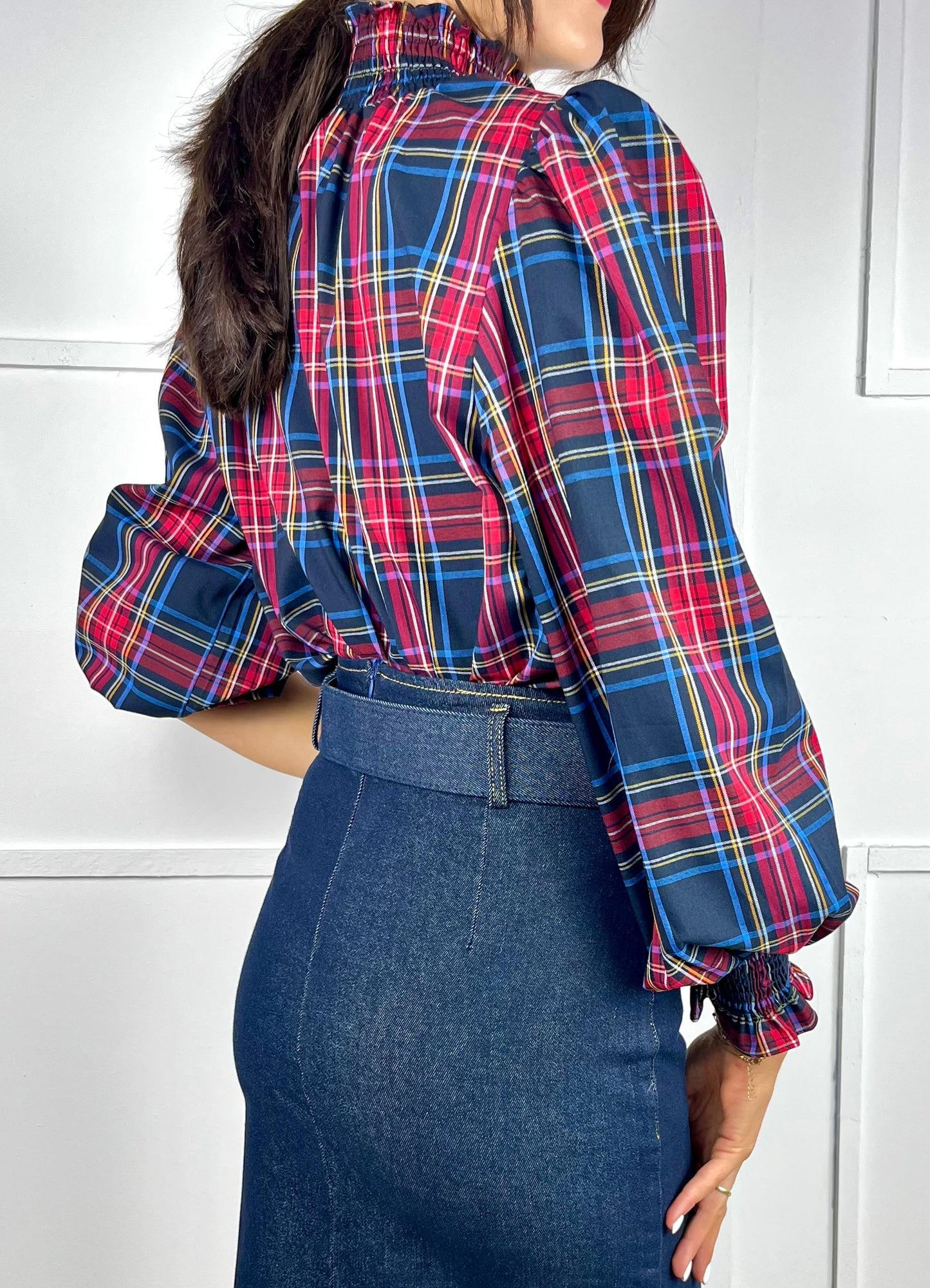 CAMISA COUNTRY CHIC AZUL