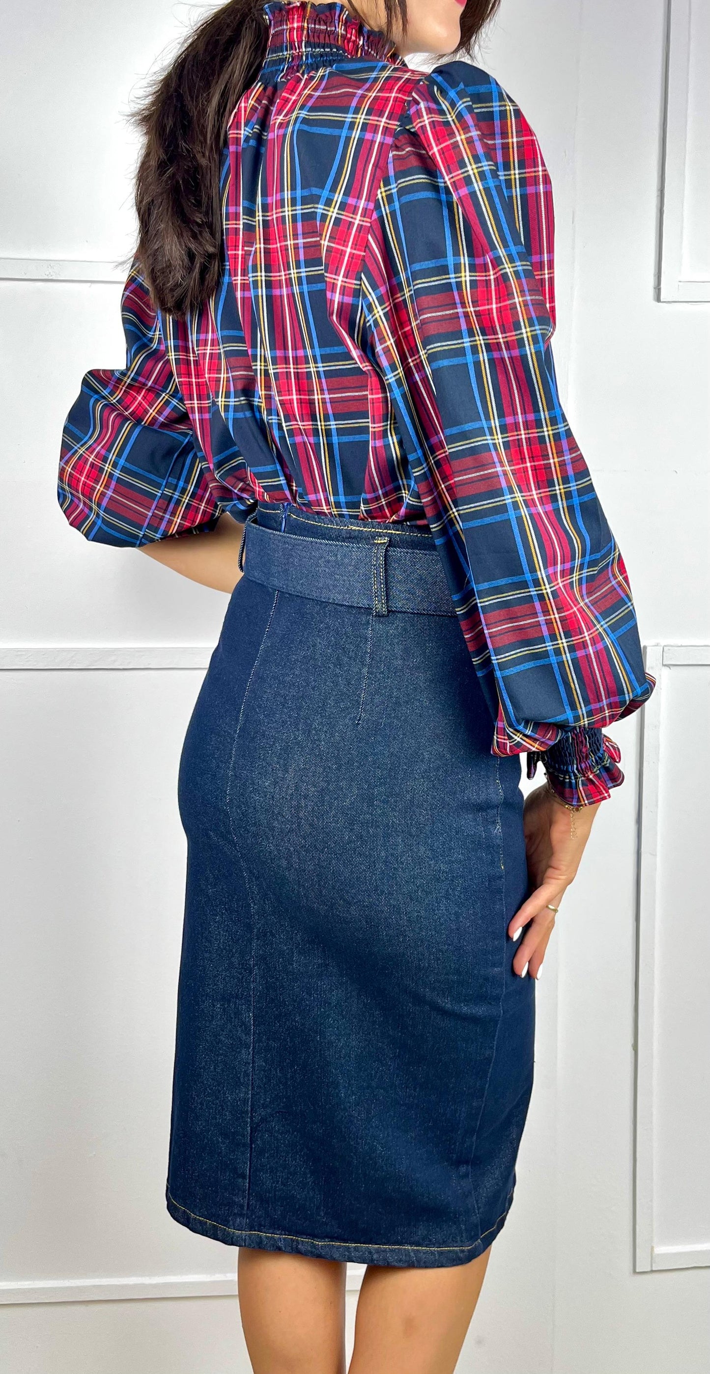 CAMISA COUNTRY CHIC AZUL