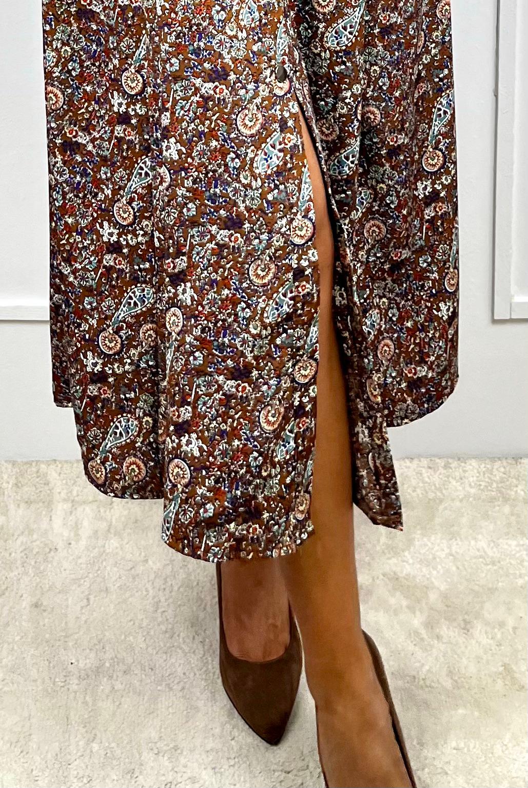 VESTIDO FLOR DE CHOCOLATE