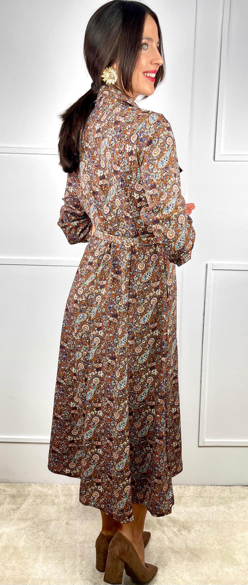 VESTIDO FLOR DE CHOCOLATE
