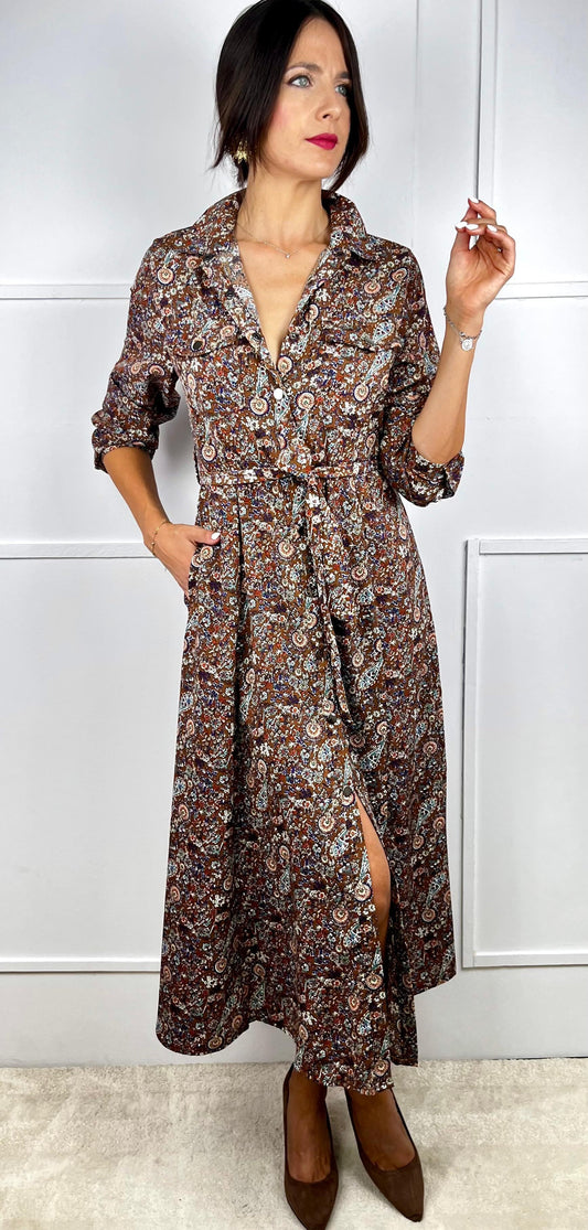 VESTIDO FLOR DE CHOCOLATE