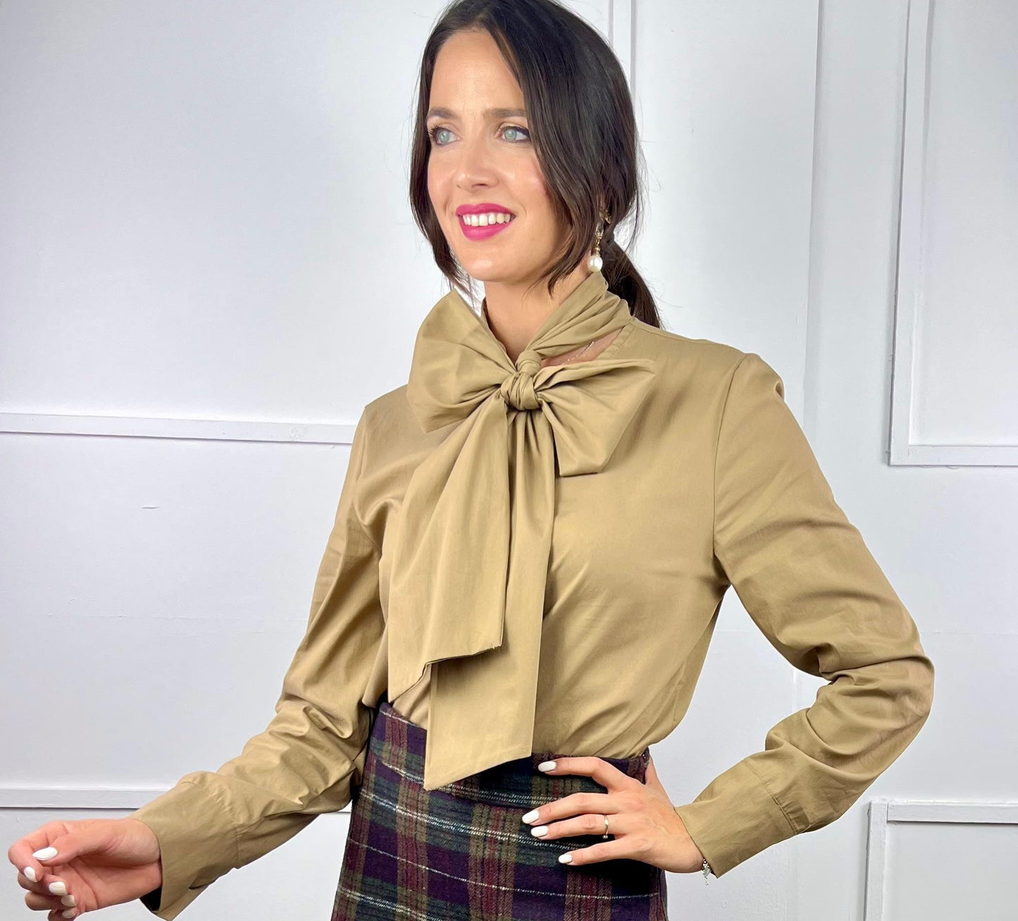 CAMISA BEIGE PARIS