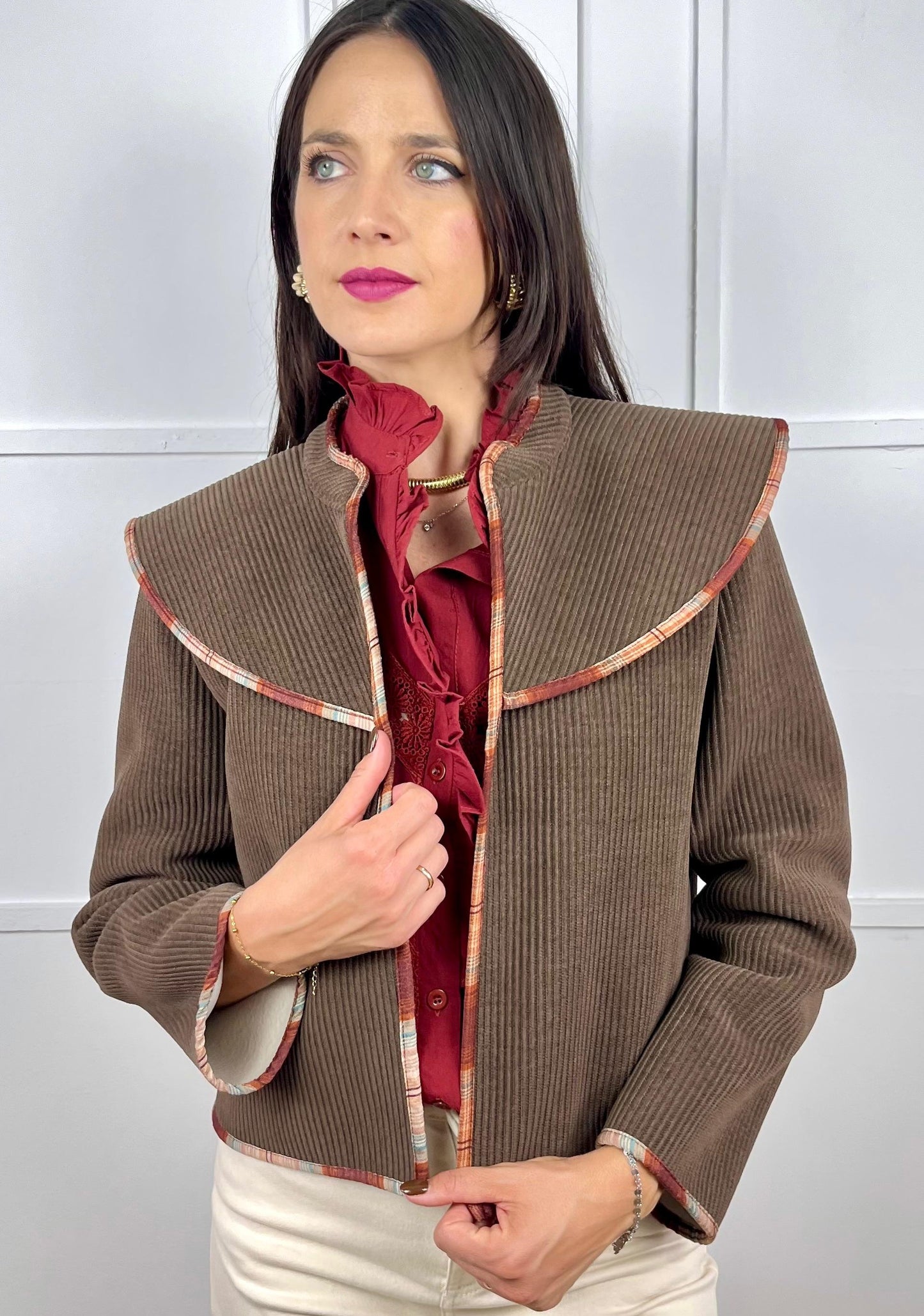 CHAQUETA PANA MARRÓN