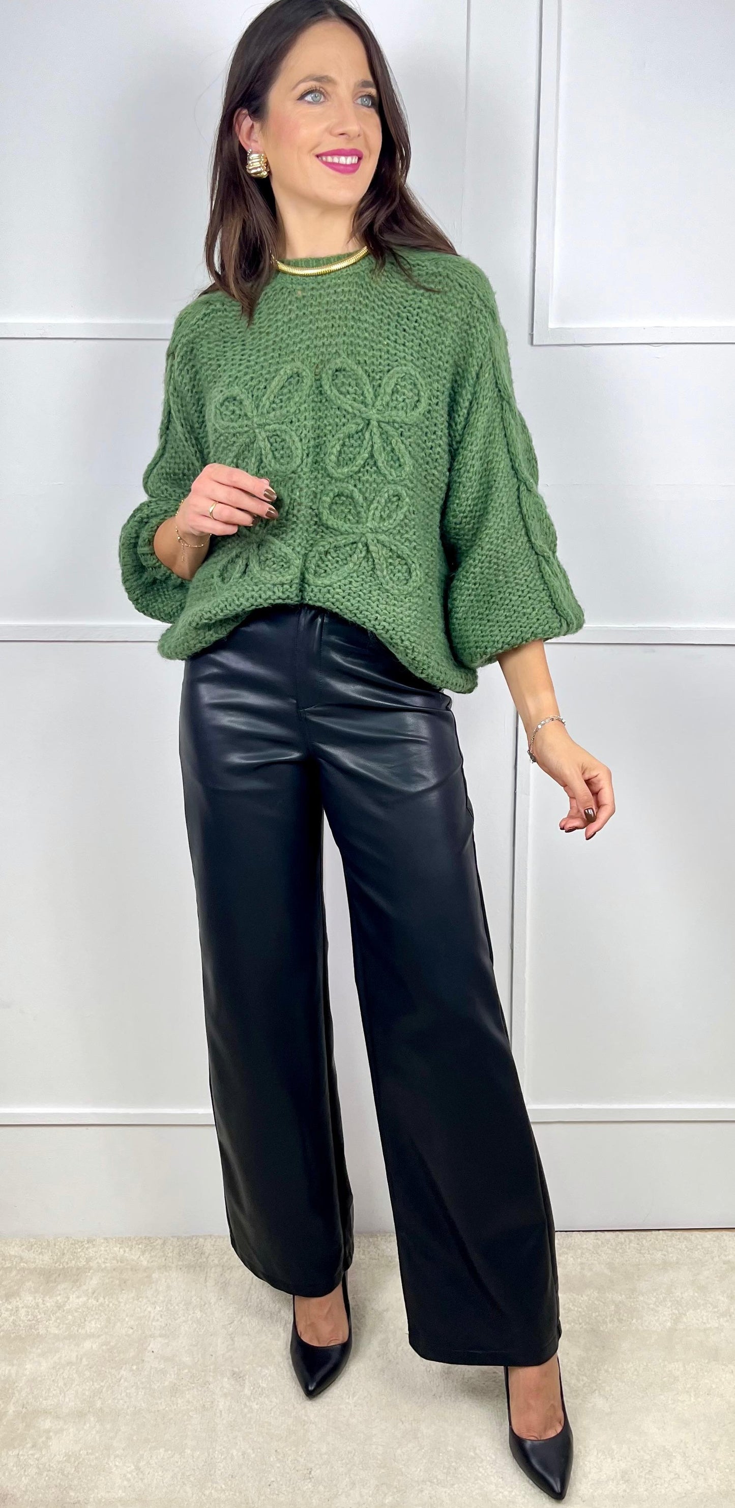 PANTALÓN POLIPIEL NEGRO