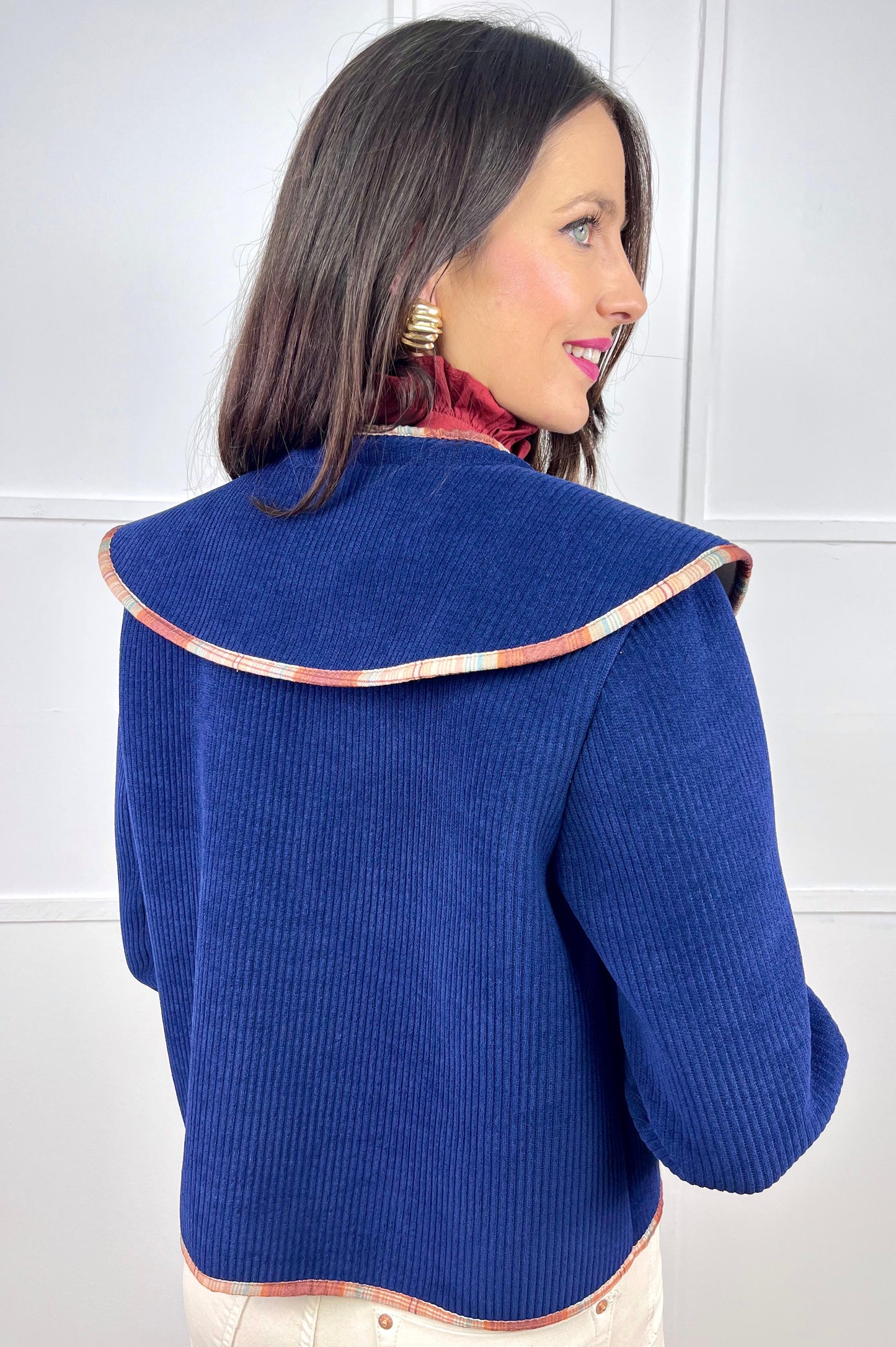CHAQUETA PANA AZUL