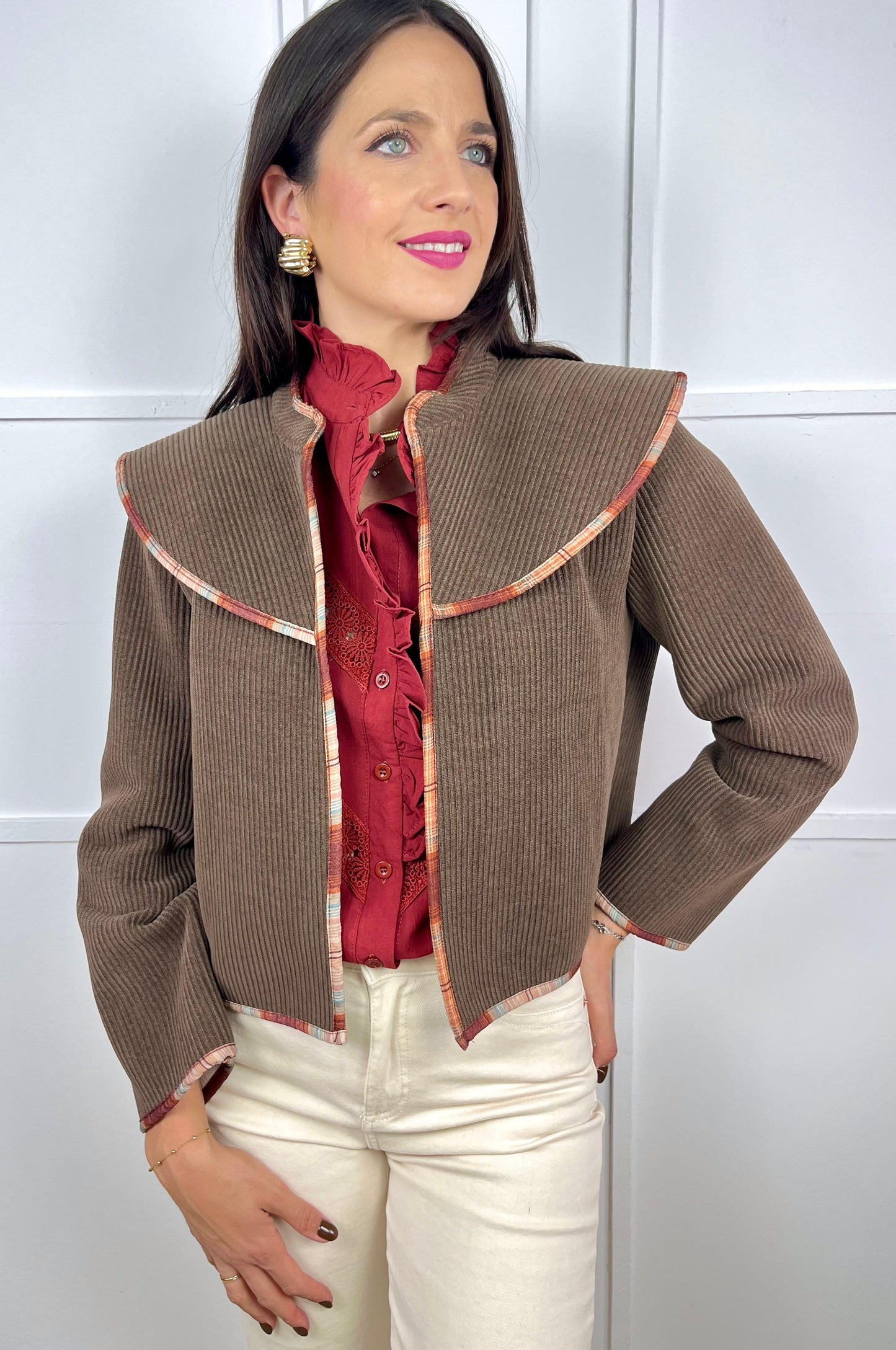 CHAQUETA PANA MARRÓN