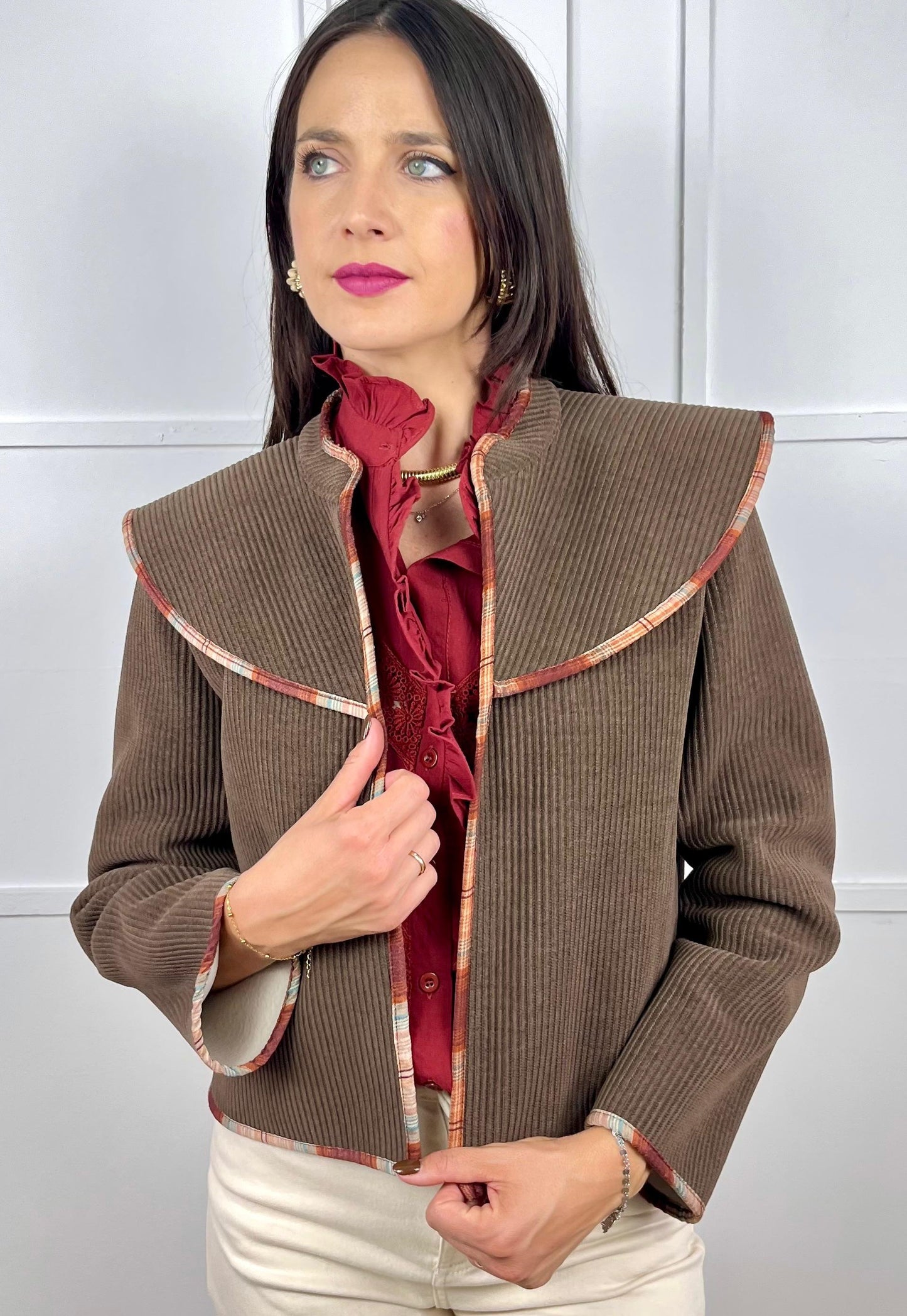 CHAQUETA PANA MARRÓN