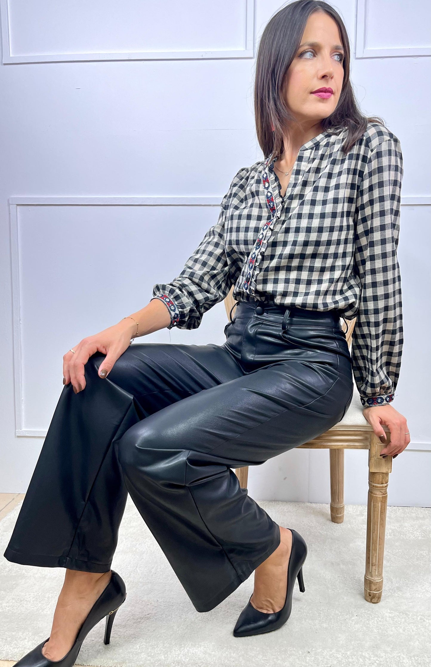 CAMISA VICHY DETALLES