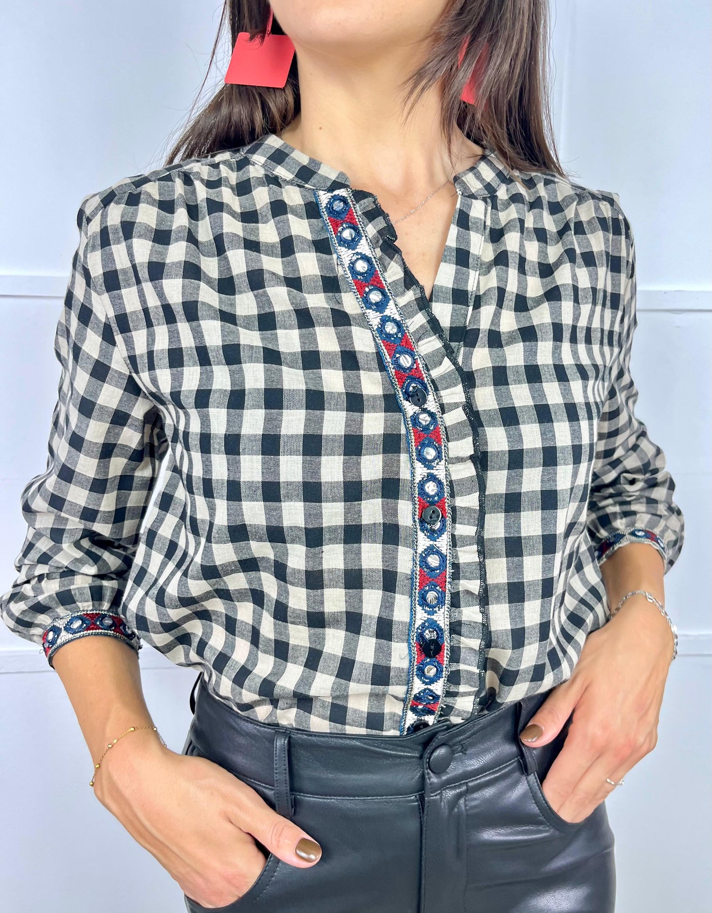 CAMISA VICHY DETALLES
