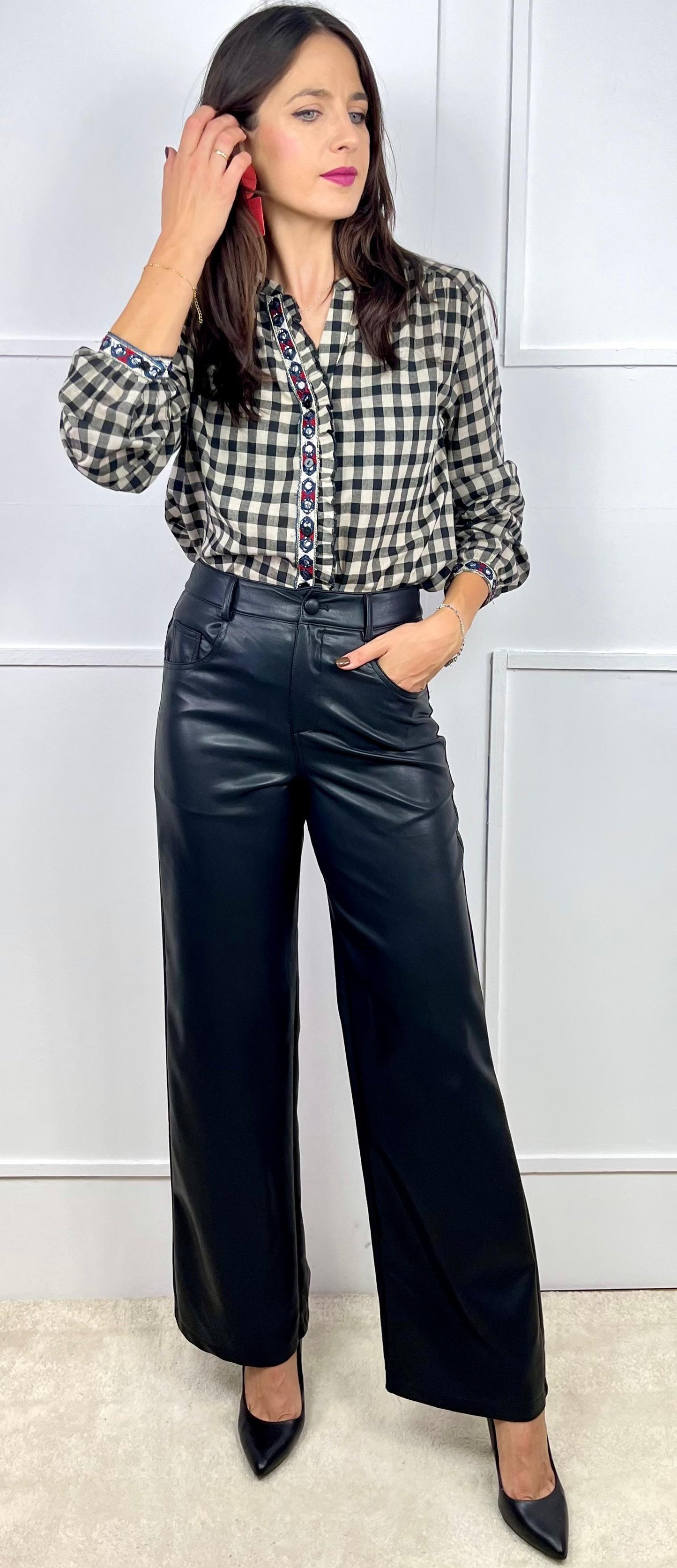 CAMISA VICHY DETALLES