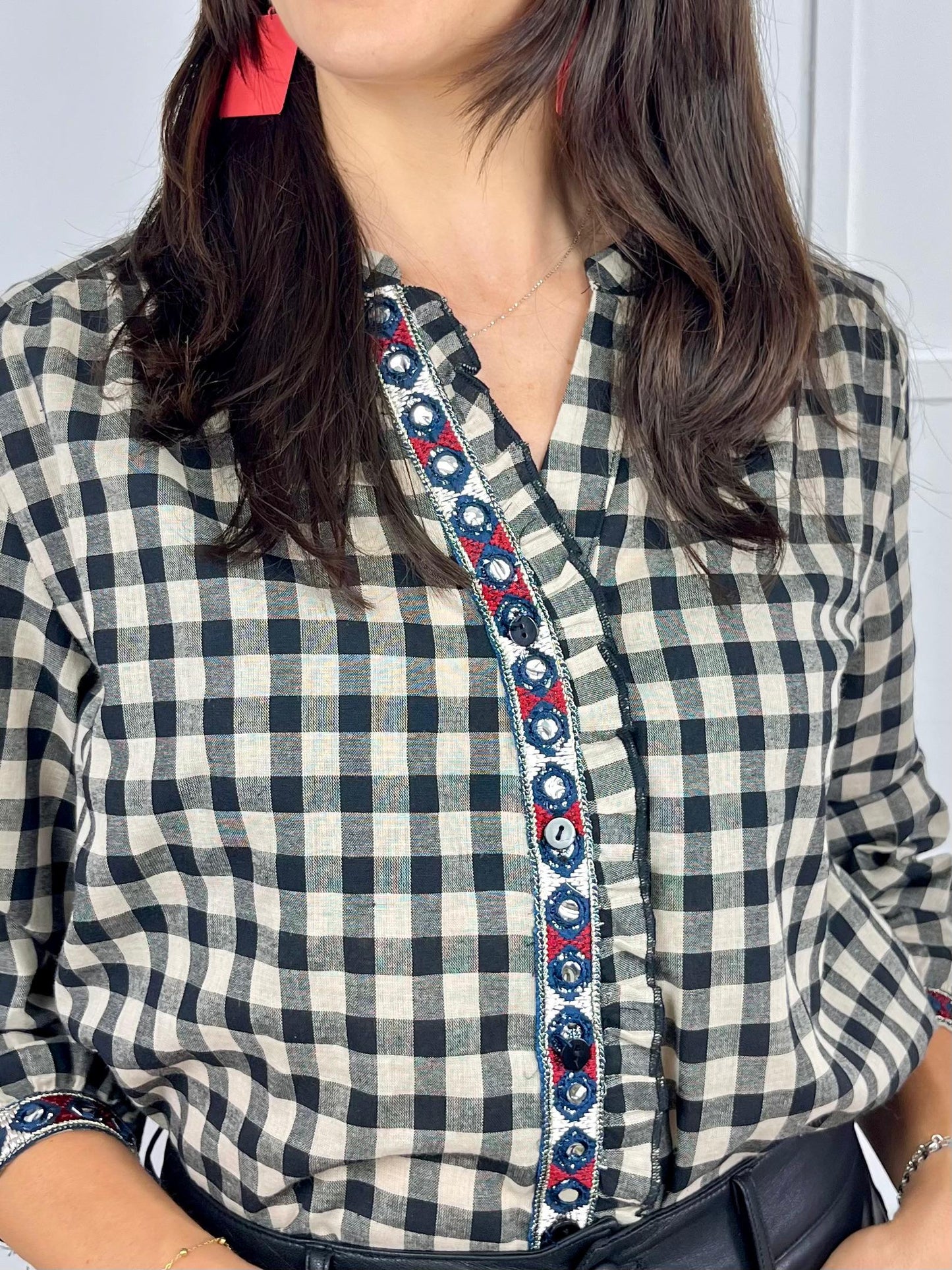 CAMISA VICHY DETALLES