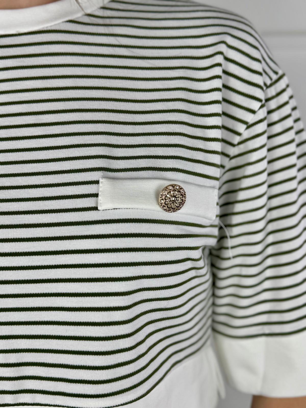 CAMISETA RAYAS VERDE