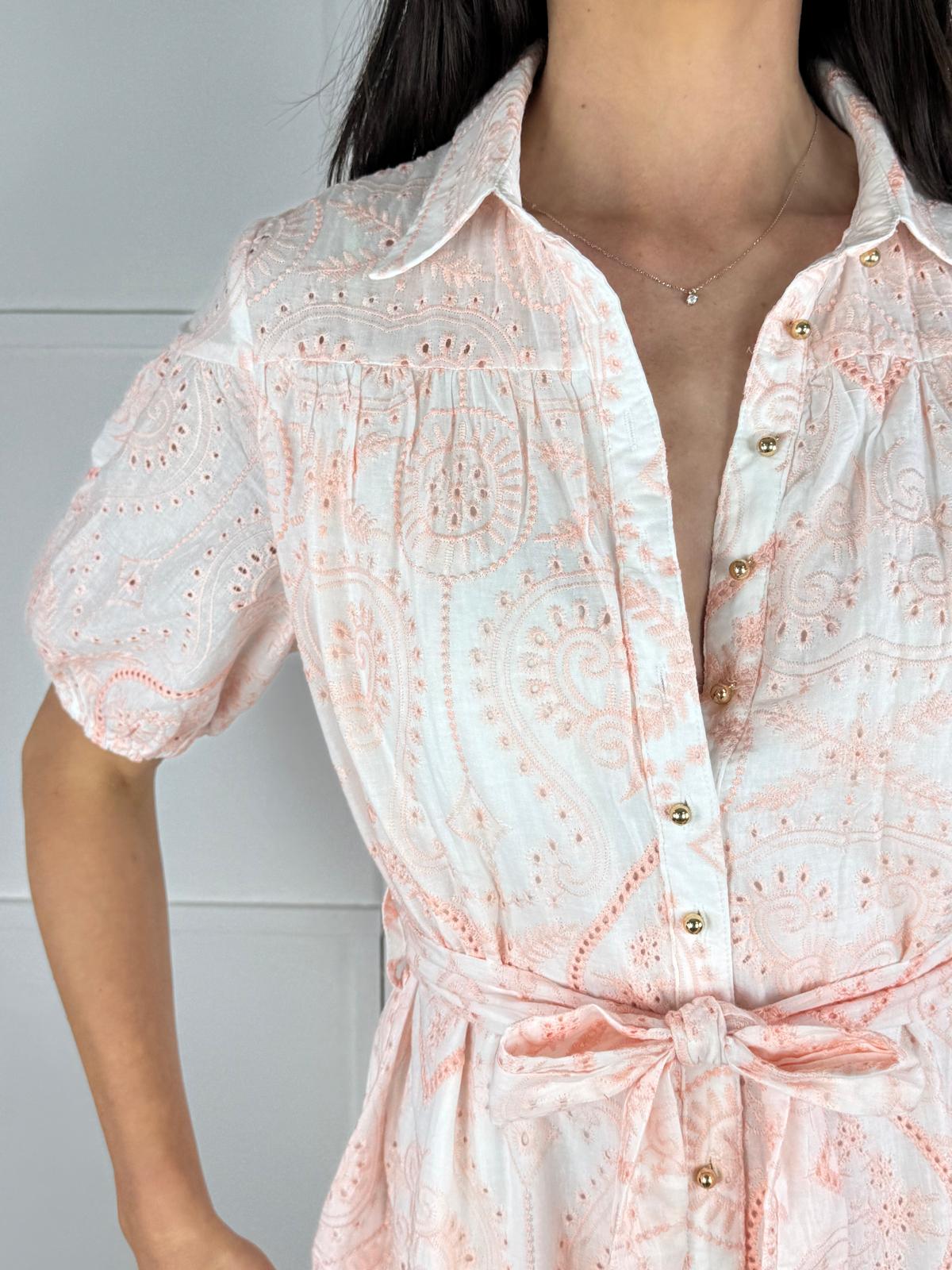 VESTIDO PERLA DE ALGODÓN