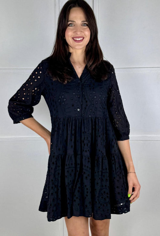 VESTIDO BATISTA NEGRO