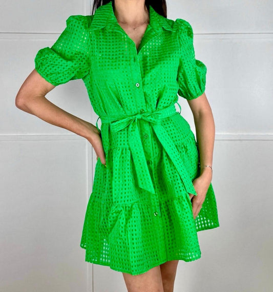 VESTIDO VERDE ESMERALDA