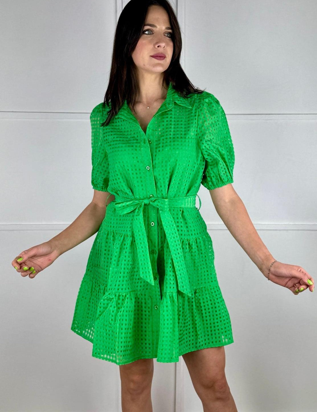 VESTIDO VERDE ESMERALDA